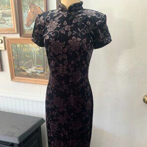 90's Maxi Velvet Dress